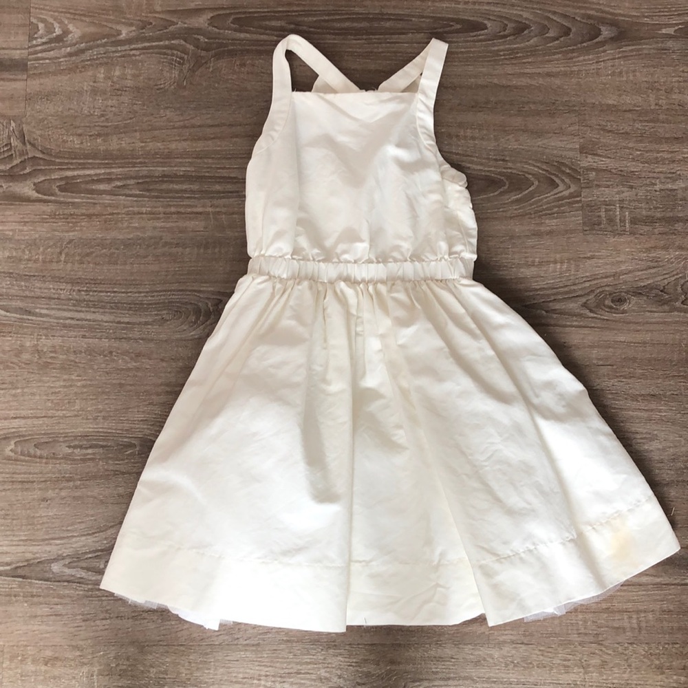 Adorable J. Crew Crewcuts girls white dress